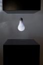 Levitated lightbulb and wirelessly powered